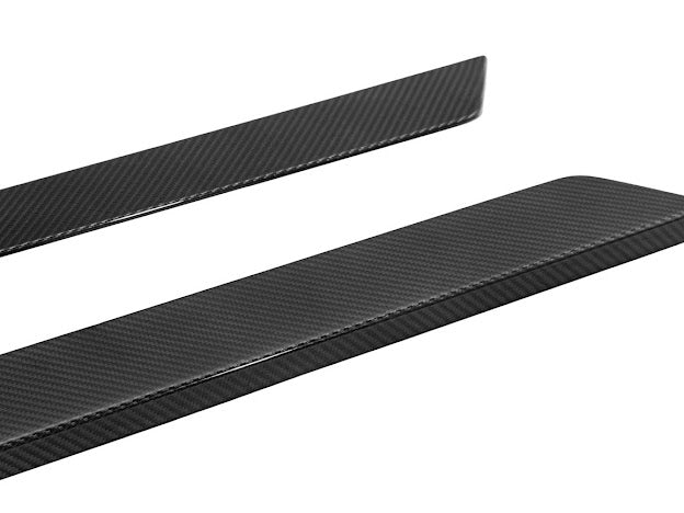 2020-UP CORVETTE C8 | CARBON FIBER SIDE DOOR SILL PLATE STRIP COVERS PANELS