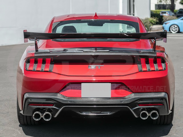 2024-UP FORD MUSTANG S650 COUPE | APR STYLE CARBON FIBER REAR HIGH WING SPOILER