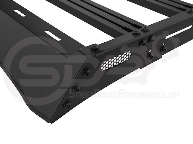 2016-2023 Toyota Tacoma | Extreme Off-Road Version 2 Carbon Steel Black Top Roof Rack Cargo Luggage Carrier