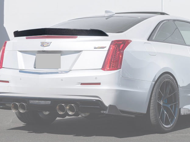 2016-2019 ATS-V COUPE  | Wickerbill Trunk Spoiler Wing Carbon Fiber