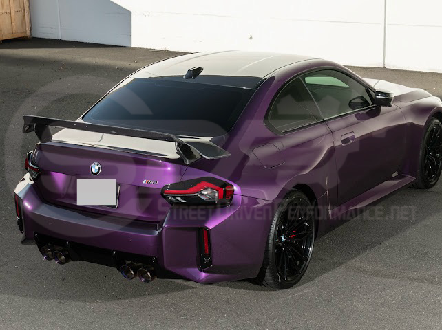 2023-UP BMW G87 M2 | M PERFORMANCE TRACK CARBON FIBER REAR HIGH WING SPOILER
