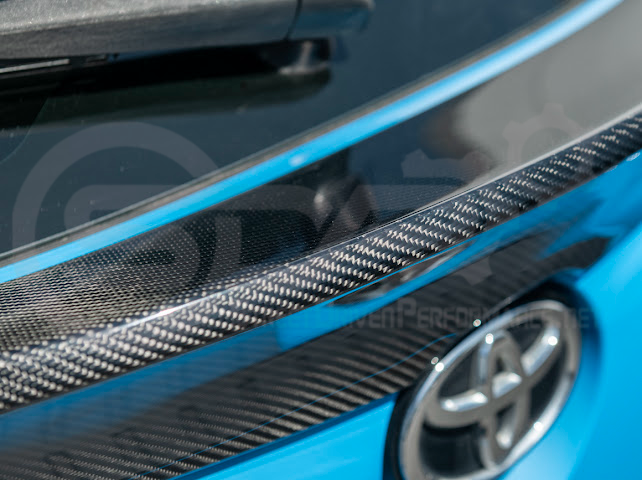 2019-UP TOYOTA GR COROLLA | JDM SDP PERFORMANCE STYLE CARBON FIBER REAR HATCH MID WING SPOILER