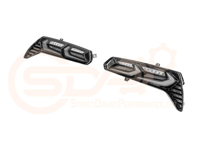 2014-2019 CORVETTE C7 SMOKE / CLEAR LENS REAR TAILLIGHT
