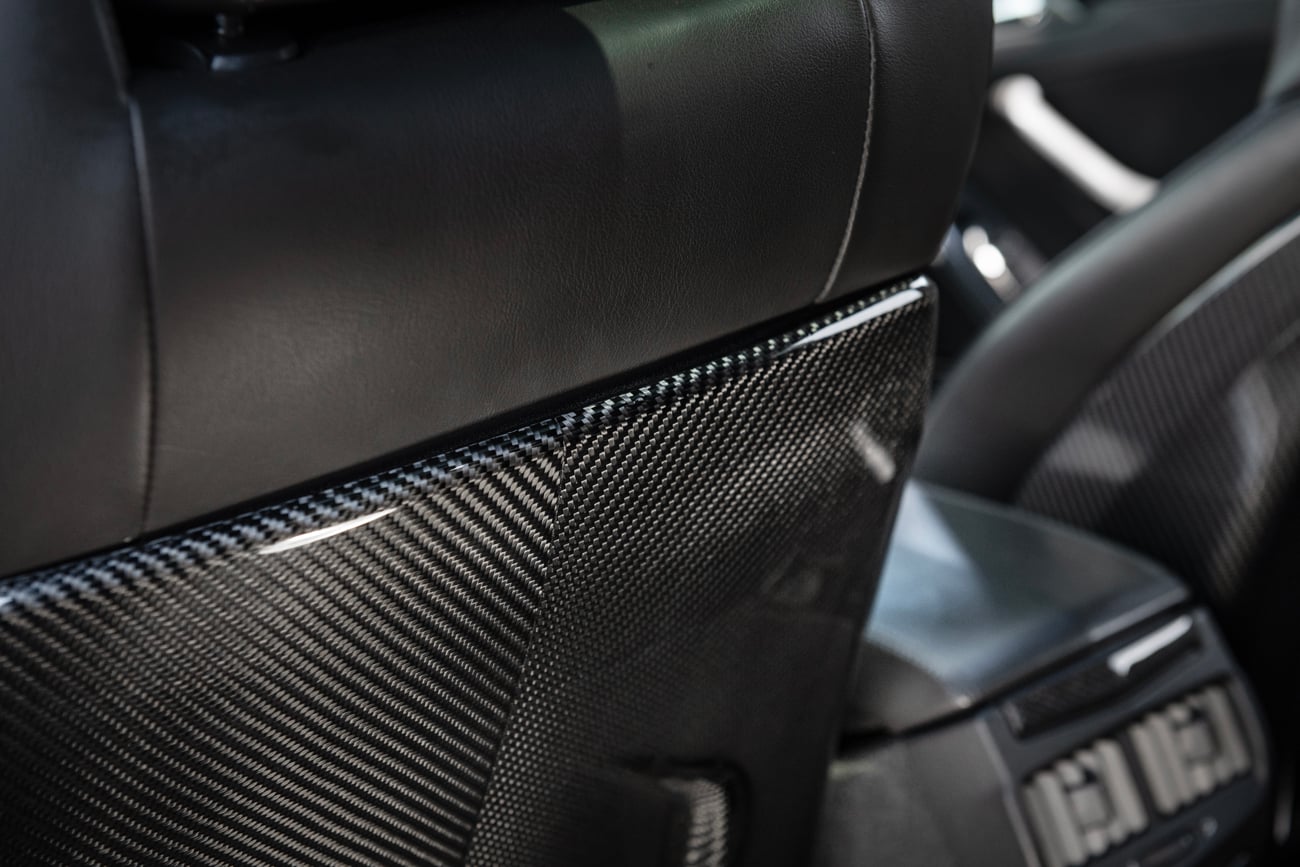 2009-2015 Cadillac CTS/CTS-V V2 CARBON FIBER SEAT BACK PANEL COVER REPLACEMENT PAIR