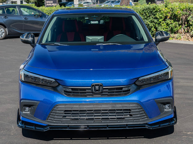 2022-UP HONDA CIVIC | SDP PERFORMANCE STYLE FRONT BUMPER LIP SPLITTER GROUND EFFECTS