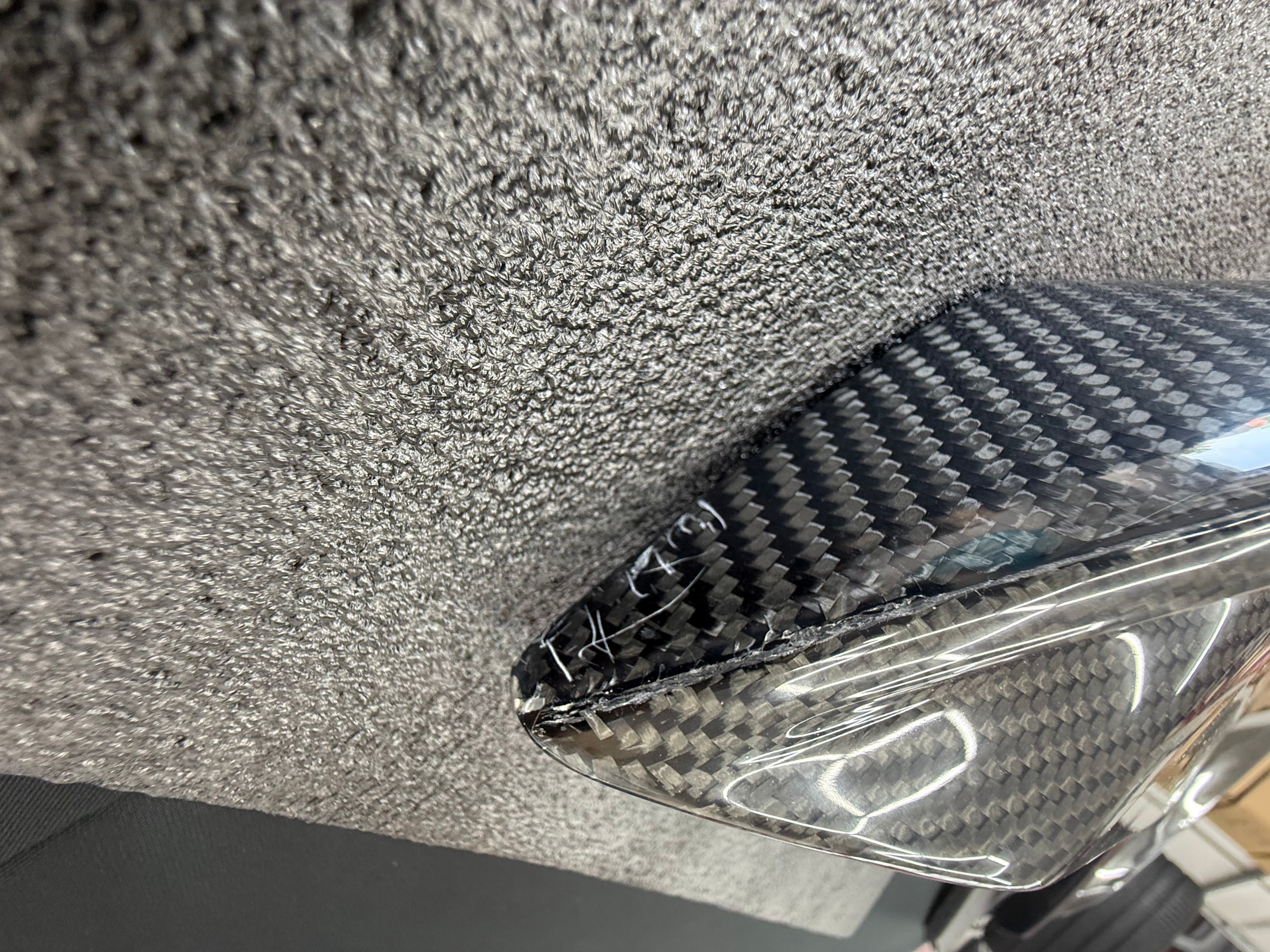*IMPERFECTION / DISCOUNTED* 2016-2019 Cadillac CTS-V V3 - Carbon Fiber Rear Trunk Lid Spoiler Wing