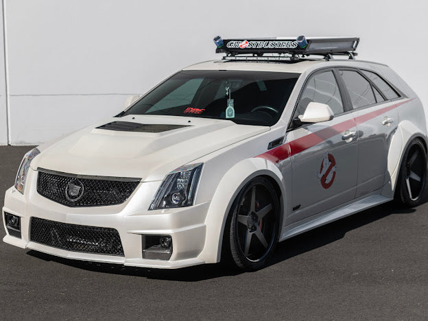 2009-2015 Cadillac CTS/CTS-V V2 SDP Carbon Fiber Headlight  Internal Housings Bezels