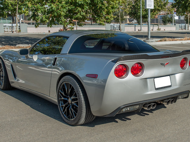 2005-2013 C6 Corvette - Extended ZR1 Style Rear Trunk Lid Spoiler Wing - for all models
