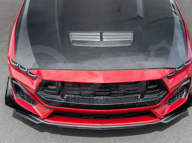2024-UP MUSTANG S650 GT | FRONT SPLITTER LIP GROUND EFFECTS CANARDS PAIR