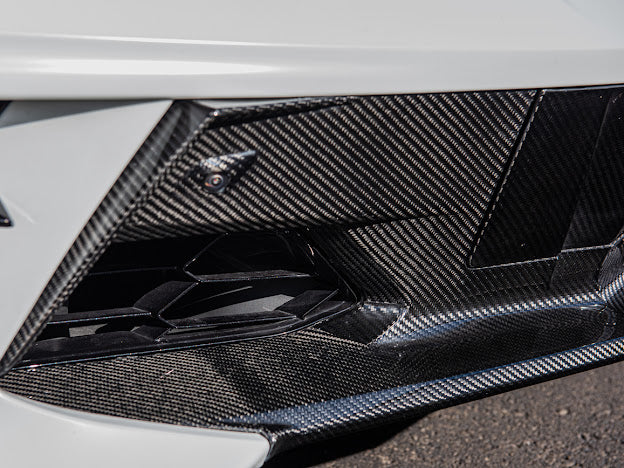 2020+ CHEVROLET CORVETTE C8 STINGRAY & Z51 | CARBON FIBER FASCIA PANEL GRILLE REPLACEMENT