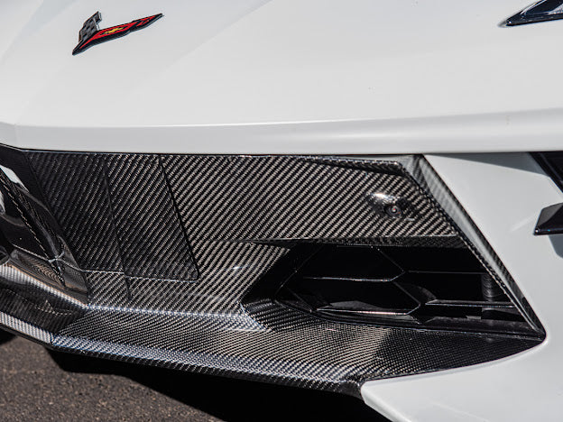 2020+ CHEVROLET CORVETTE C8 STINGRAY & Z51 | CARBON FIBER FASCIA PANEL GRILLE REPLACEMENT