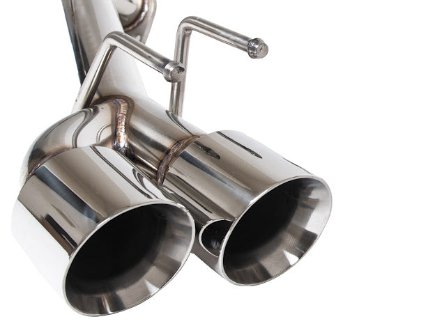 2018-2024 TOYOTA CAMRY | MUFFLER DELETE AXLE BACK EXHAUST WITH QUAD BURNT BLUE TIPS