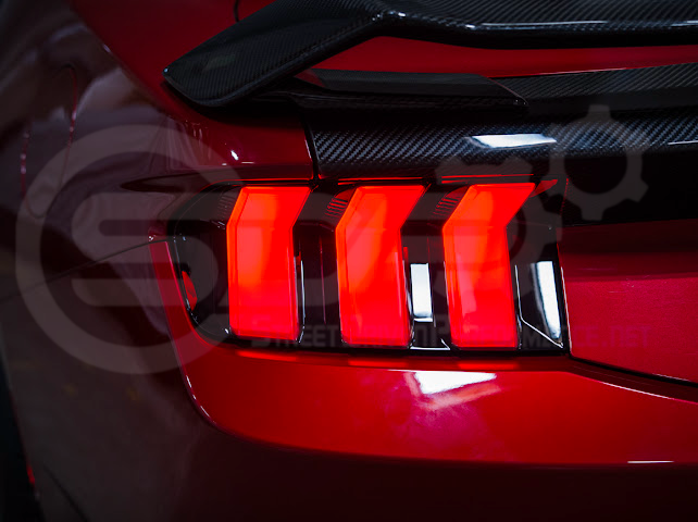 2024-Up Ford Mustang S650 | EURO Style Sequential Signal LED Clear Lenses Rear Taillights Pair