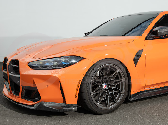 2021-UP BMW G80 M3 | FACTORY REPLACEMENT CARBON FIBER SIDE FENDER VENT COVERS REPLACEMENT PAIR