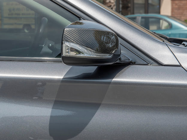 2014-Up Infiniti Q50 Q60 Q70 QX30 Factory CARBON FIBER Side Mirror Covers Pair