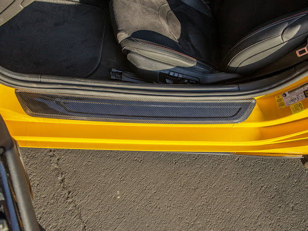 2020-Up Toyota GR Supra A90 A91 |JDM Factory Style CARBON FIBER Side Door Sill Plate Cover (Pair)