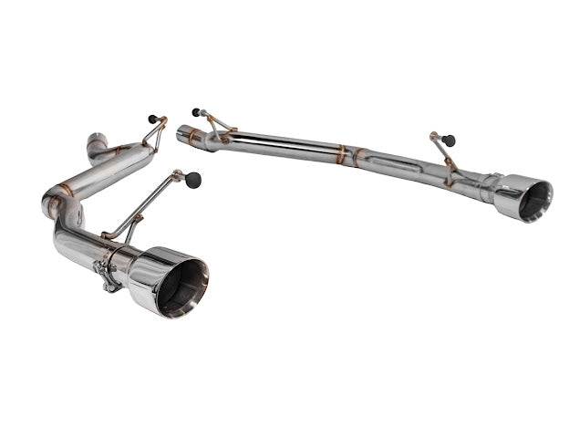 2024-Up Ford Mustang S650 | Muffler Delete Axle Back 3.5'' Dual Tips Exhaust