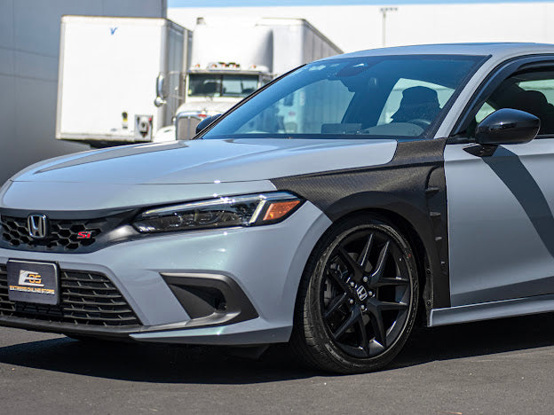 2022-UP HONDA CIVIC | JDM TYPE-R STYLE CARBON FIBER SIDE FENDERS