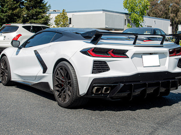 2020+ CORVETTE C8 Z51 REAR LOWER DIFFUSER FINS *ADD-ON*