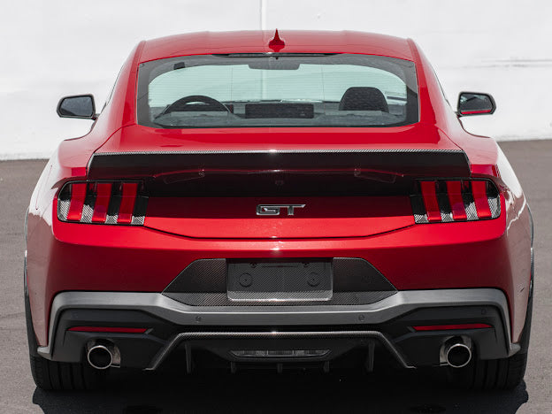 2024-UP FORD MUSTANG S650 | CARBON FIBER REAR TRUNK DUCKTAIL INTEGRATED WING SPOILER MODULE