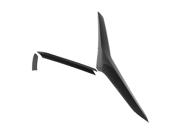 2020+ CHEVROLET CORVETTE C8 Z06/ E-RAY | CARBON FIBER SIDE FENDER VENT DOOR HANDLE TRIM PAIR