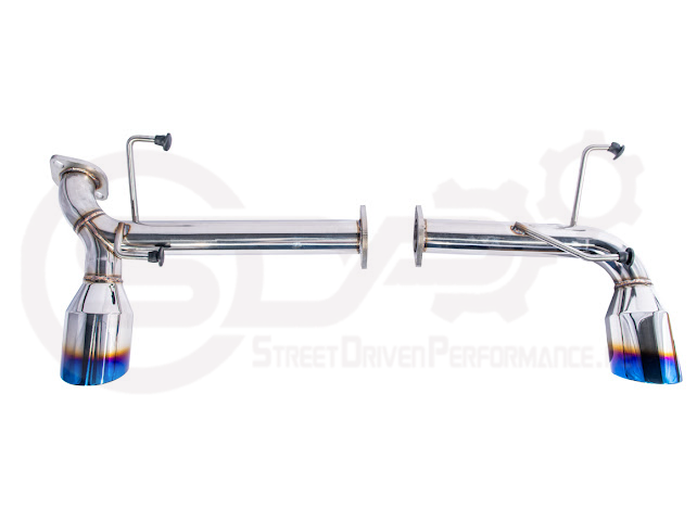 2013-2021 SCION FRS, SUBARU BRZ, TOYOTA 86 | MUFFLER DELETE AXLE BACK DUAL EXHAUST (CHROME TIPS OR BURNT BLUE TIPS)