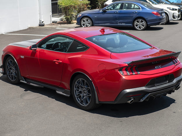 2024-UP FORD MUSTANG S650 | CARBON FIBER REAR TRUNK DUCKTAIL INTEGRATED WING SPOILER MODULE