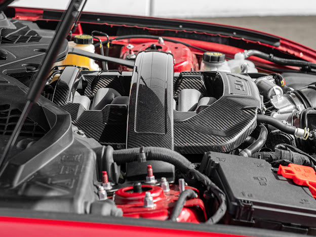 2024-Up Ford Mustang S650 | Dry CARBON FIBER Engine Strut Brace Balance Tower Bar