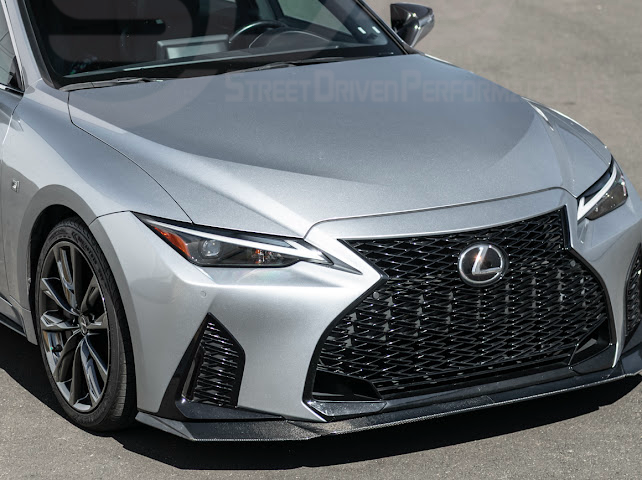 2021-UP LEXUS IS300, IS350, IS500 | JDM NOVEL STYLE CARBON FIBER FRONT BUMPER LIP SPLITTER GROUND EFFECTS