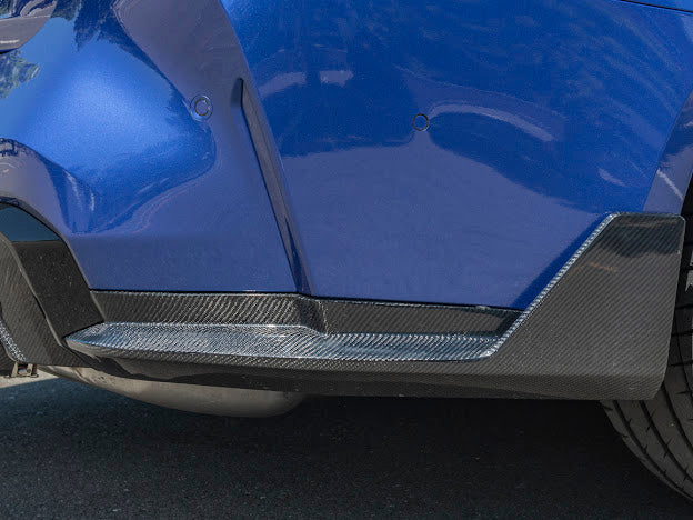 2021-Up BMW G82 / G83 M4 | M-Performance Style CARBON FIBER Rear Apron Lip Splitter Ground Effects (Pair)