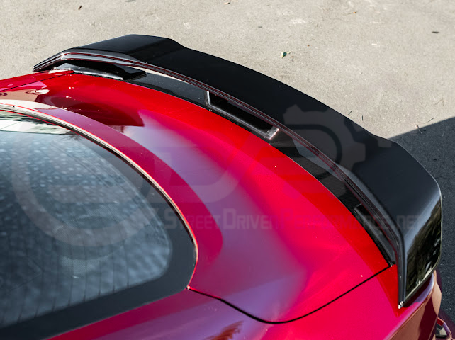 2024-UP FORD MUSTANG | DARKHORSE STYLE GLOSSY BLACK REAR TRUNK LID WING SPOILER