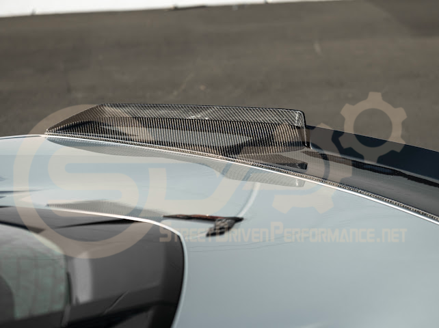 2023-Up Corvette C8 Z06 | Jake Skull Logo Rear Wickerbill Spoiler Wing