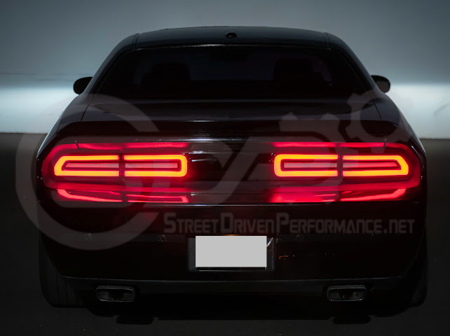 2008-2014 DODGE CHALLENGER | FACELIFTED SEQUENTIAL SIGNAL LED CLEA REAR TAILLIGHTS (PAIR)