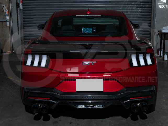 2024-Up Ford Mustang S650 | EURO Style Sequential Signal LED Clear Lenses Rear Taillights Pair