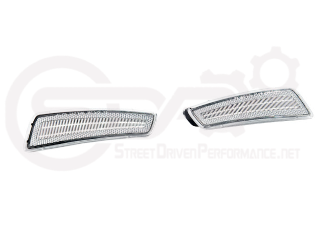 2008-2009 Pontiac G8 | Front Clear / Amber / or Smoke Lens Amber Light LED Side Markers Pair