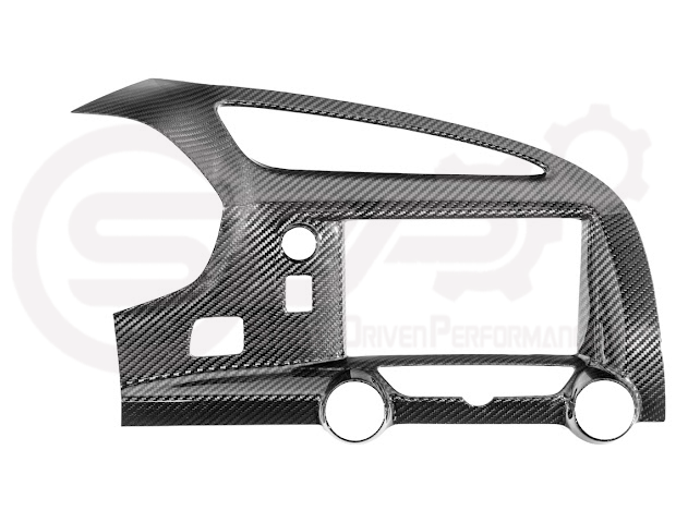 2014-2019 CHEVROLET CORVETTE C7 | FACTORY STYLE DRY CARBON FIBER CENTER INFOTAINMENT INSTRUMENT PANEL CLUSTER TRIM PLATE COVER OVERLAY