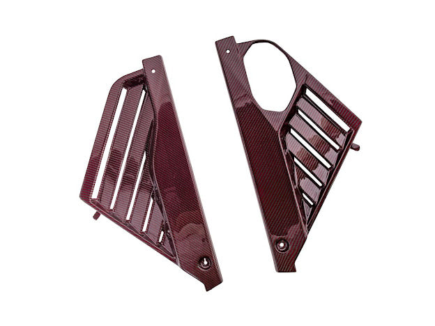 2023-Up Corvette C8 Z06 Coupe | RED CARBON FIBER Engine & Bay Panel Cover