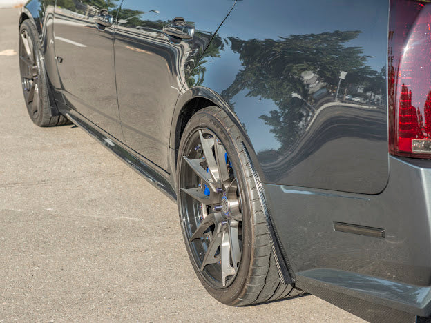 2009-14 CADILLAC CTS-V V2 |CARBON FIBER SPLASH GUARDS / MUD FLAPS