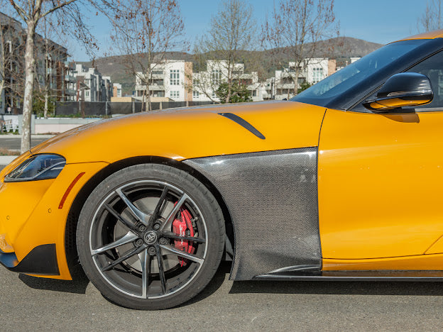 2020-Up Toyota GR Supra A90 A91 | JDM Factory Style Carbon Fiber Front Side Fender (Pair)