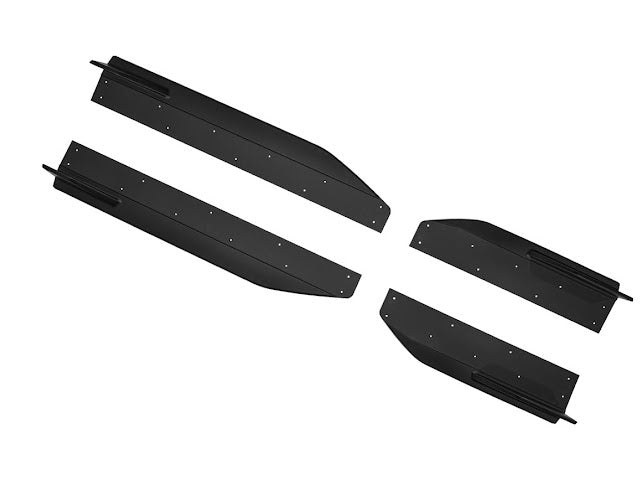 2024-UP FORD MUSTANG S650 | GT350R PERFORMANCE STYLE CARBON FIBER SIDE SKIRTS EXTENSION ROCKER PANELS GROUND EFFECTS