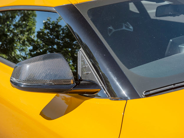 2020-Up Toyota GR Supra A90 A91 | SDP Performance Style CARBON FIBER Anti-Wind Buffeting Vent Cover Deflector (Pair)