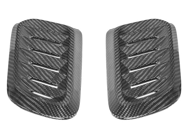2023-UP TOYOTA GR COROLLA |FACTORY STYLE CARBON FIBER FRONT BULGE HOOD VENTS REPLACEMENT