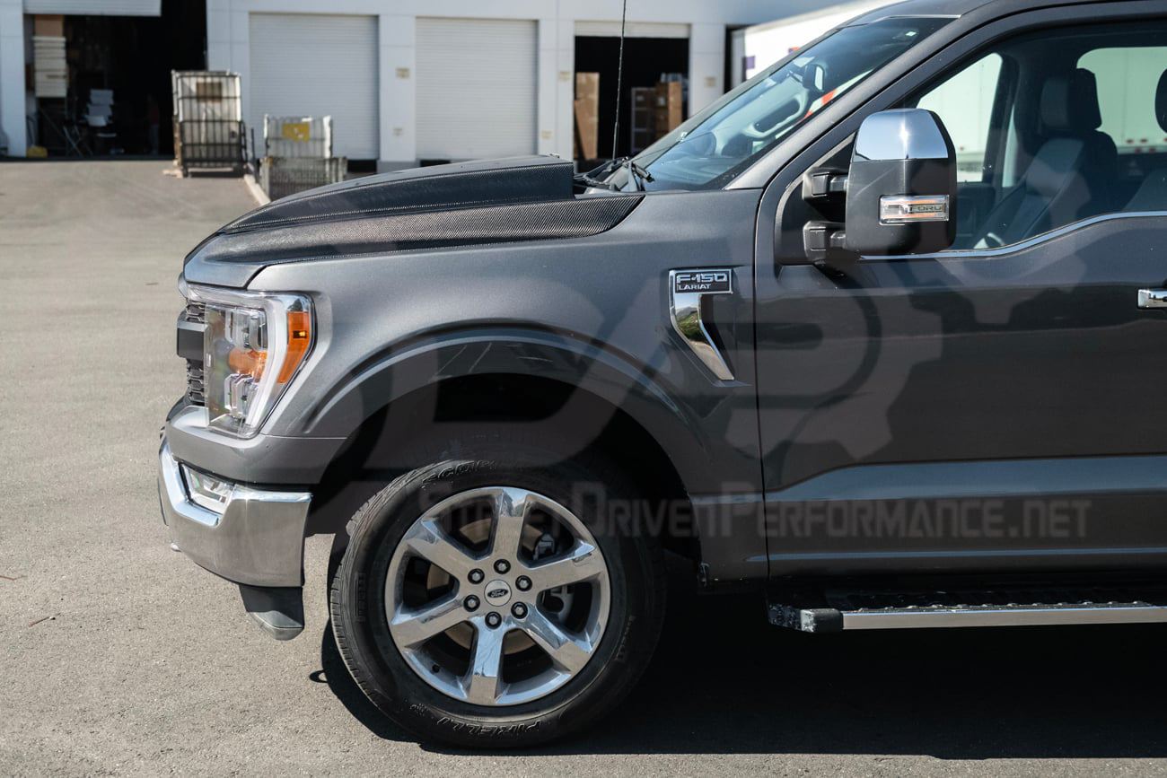 2021-UP FORD F-150 | SDP PERFORMANCE STYLE CARBON FIBER FRONT COWL HOOD