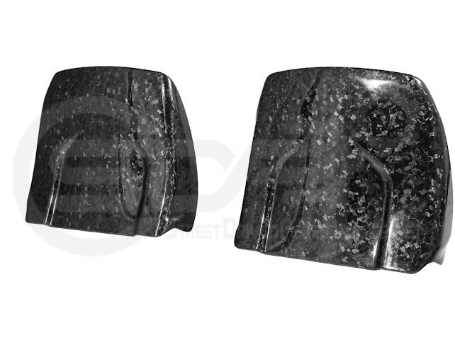 2009-2015 Cadillac CTS/CTS-V V2 CARBON FIBER SEAT BACK PANEL COVER REPLACEMENT PAIR