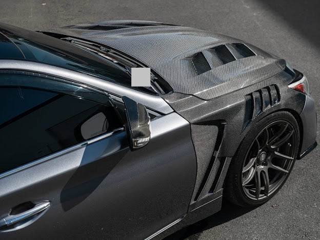 2014-UP INFINITI Q50 CARBON FIBER FRONT HOOD