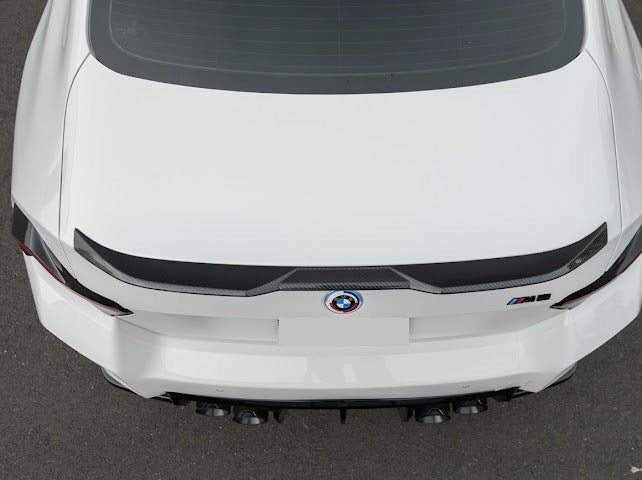 2023-Up BMW G87 M2 | M-Performance Style Carbon Fiber Rear Trunk Spoiler Wing