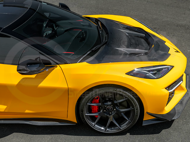 2020+ Corvette C8 | ZR1 Style Replica CARBON FIBER Front Hood