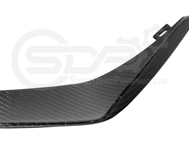 2020-UP CADILLAC CT4 BLACK WING | CARBON FIBER FRONT BUMPER CANARDS
