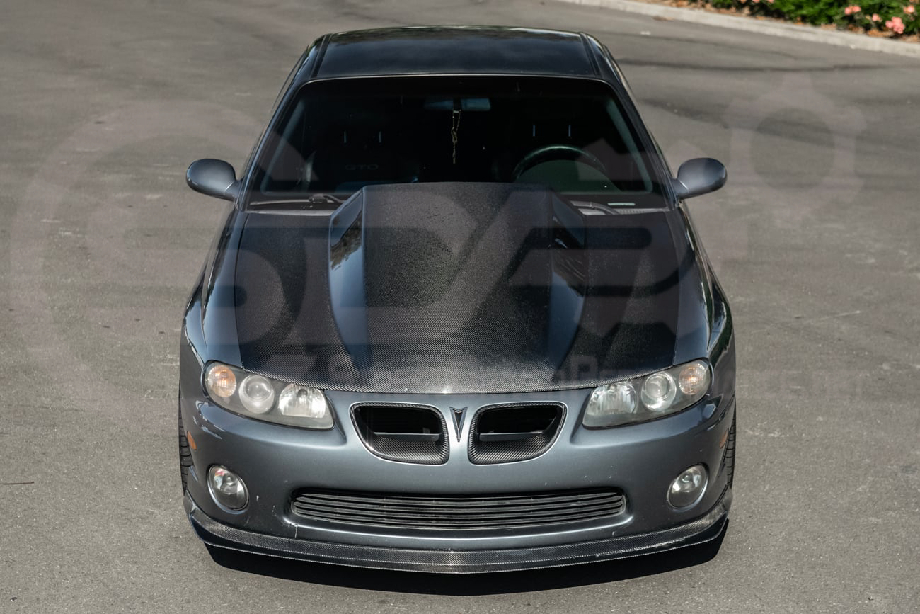 2004-2006 PONTIAC GTO | SDP PERFORMANCE STYLE CARBON FIBER FRONT COWL HOOD