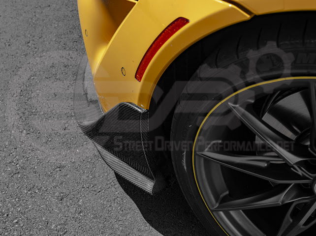 2020-Up Toyota GR Supra A90 A91 | A91 Package CARBON FIBER 3 Piece Front Bumper Lip Splitter Ground Effects